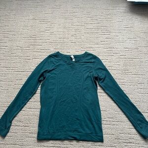 lululemon athletica Deep Teal Long Sleeve Top